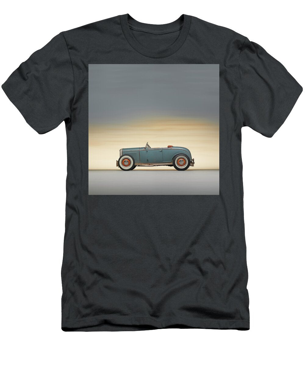 Blue Roadster At Sunset Drt 102 Yo Pedro T-Shirt