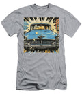Blue Sedan Panel Comic Book Art 57 Mad Paperairplanes T-Shirt