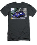 Blue Subaru Brz Drifting on a Winding Mountain Road Destiney Sullivan T-Shirt