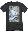 Blue Vespa Florence Italy Joan Carroll T-Shirt
