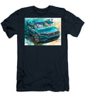 Blue Volkswagen Sedan Illustration Car Illustration Volkswagen Jetta 2023 Sedan Teal Vehicle Teal Ca Hollie Love T-Shirt