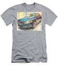 Blue Volvo Sedan in Artistic Style Modern Vehicle Volvo S80 2007 Sedan Luxury Car Stunning Blue Car Hollie Love T-Shirt