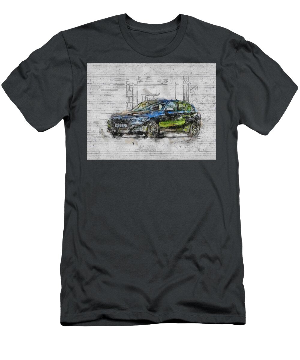 BMW 1 2016 F20 UK Spec 5 Door M135i Hatchback Black German Cars Ashtyn Treutel T-Shirt