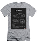 BMW 325i E36 Sedan Blueprint Interlakes Interlakes T-Shirt