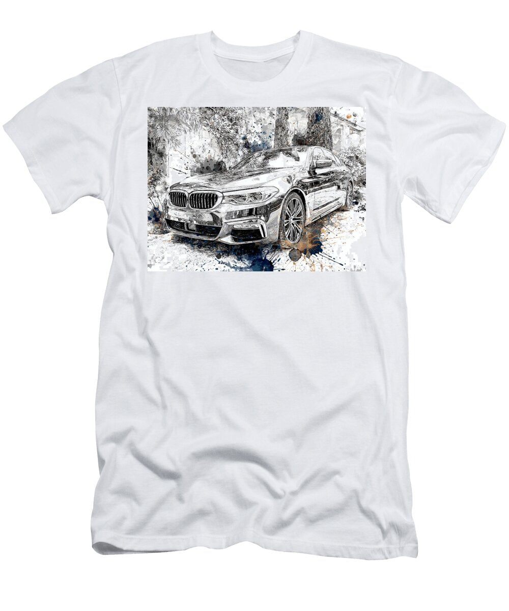 BMW 5 Series Sedan 2017 Sedan Luxury Car Modern Design Elegant Luxury Car Design Hollie Love T-Shirt