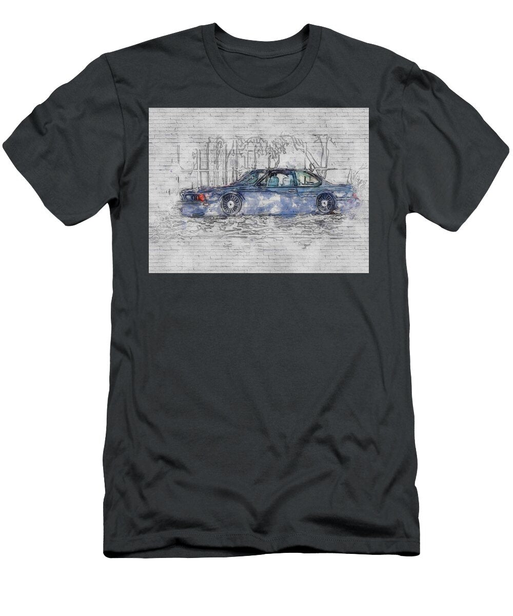 BMW 635 Csi Black Coupe Lowrider 6 Autumn German Cars Ashtyn Treutel T-Shirt