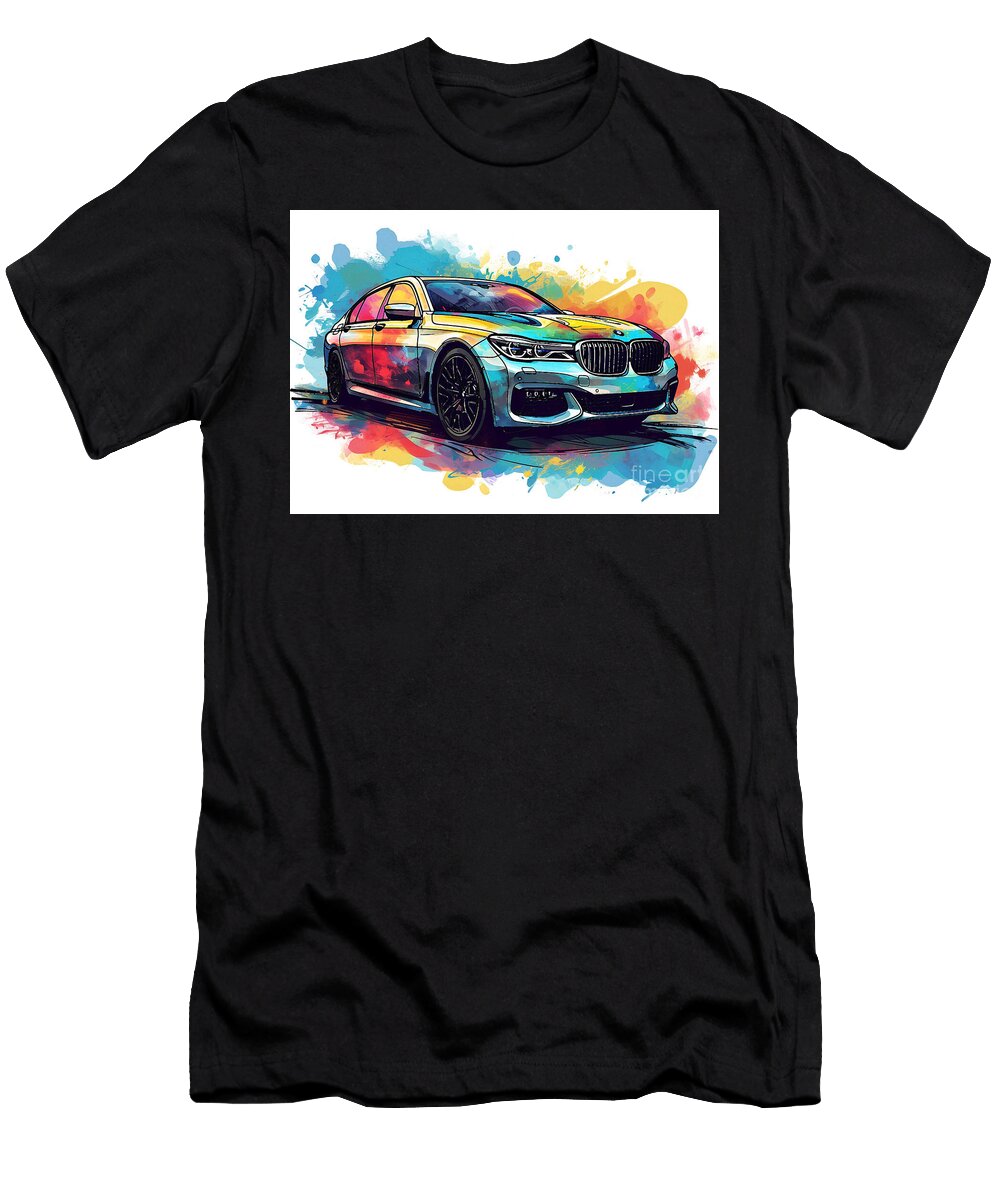 BMW 7 Series Automotive Artistic Clark Leffler T-Shirt