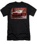 BMW 7 Series Car Stunning Red BMW Sedan in Autumn Clark Leffler T-Shirt