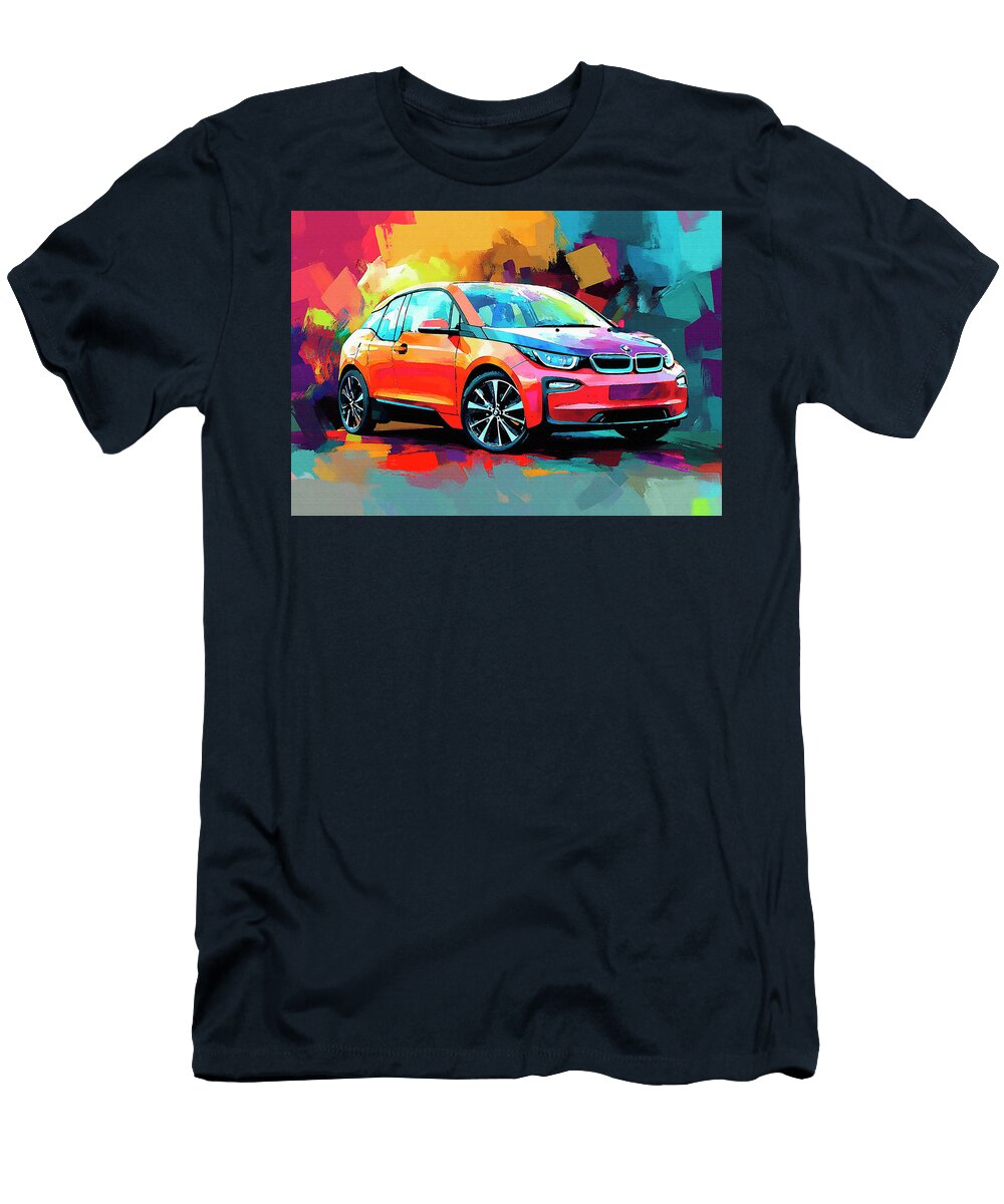 BMW I3 2013 Germany Electric Hatchback Pollard Halle T-Shirt