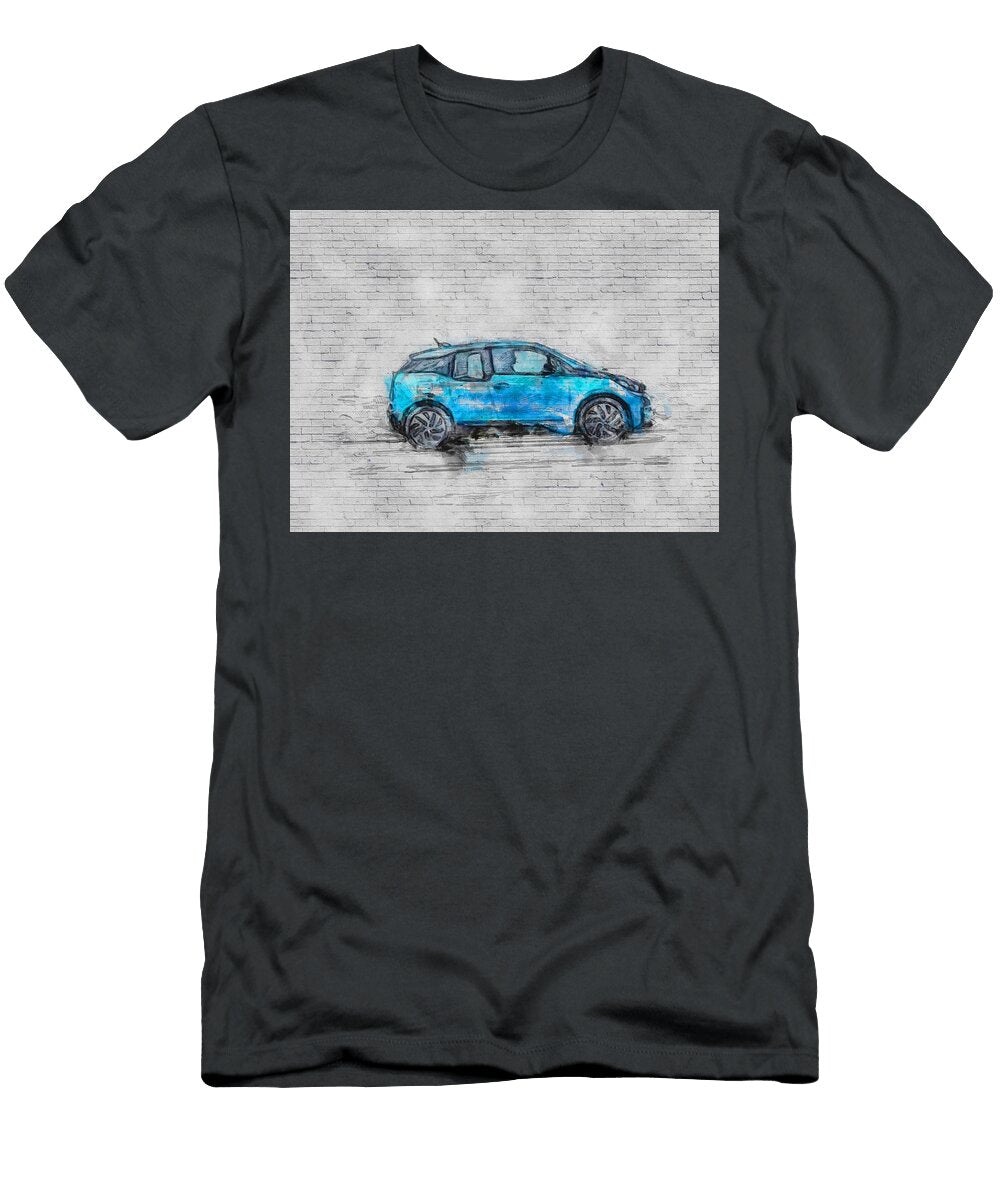 BMW I3 2017 Electric Car Compact Hatchback Blue New Cars Ashtyn Treutel T-Shirt