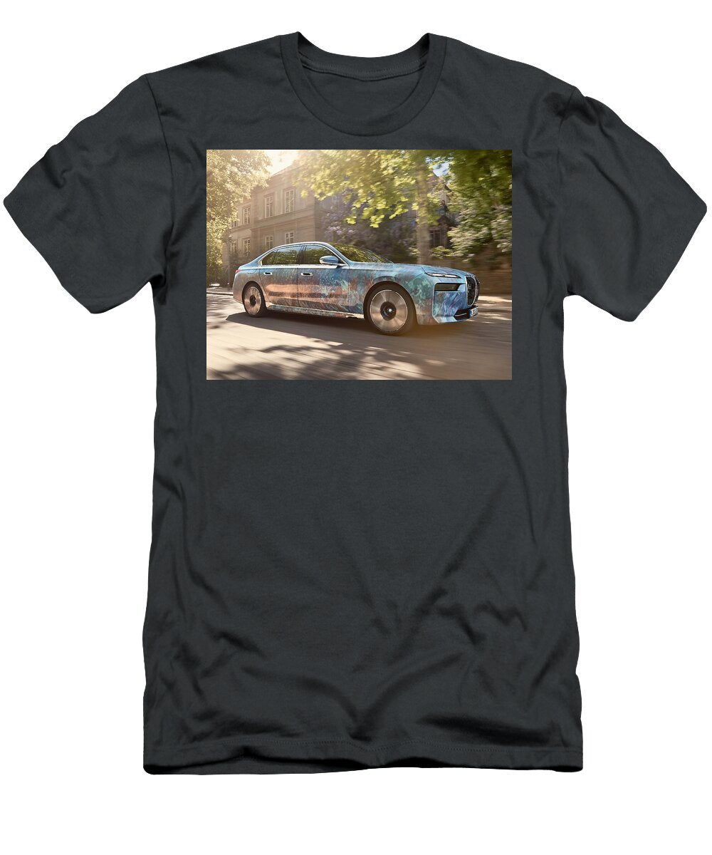 BMW I7 2023 Electric Sedan Luxury Car Modern Design Stunning Modern Luxury Car Hollie Love T-Shirt