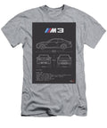 BMW M3 E92 Serie 3 Coupe Blueprint Interlakes Interlakes T-Shirt
