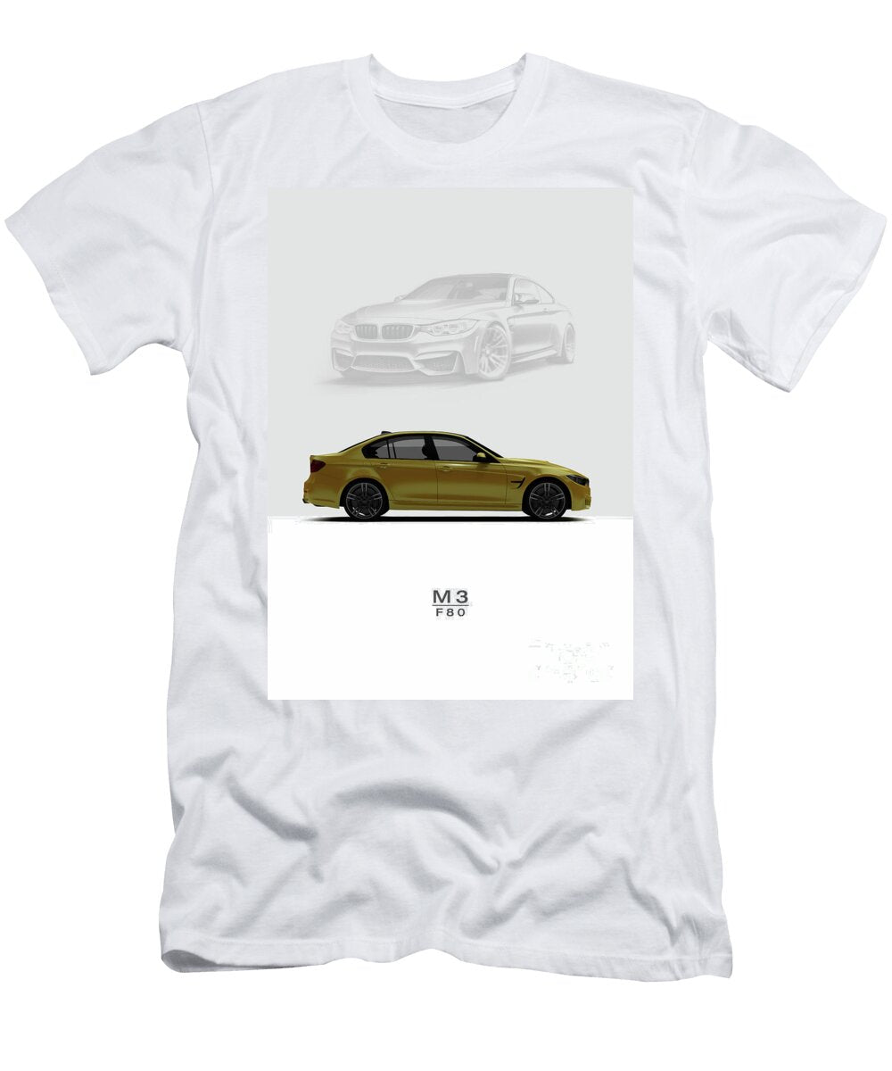 BMW M3 F80 Sedan 2015 Yellow Mihai Maxim T-Shirt