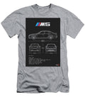BMW M5 E60 Sedan Blueprint Interlakes Interlakes T-Shirt