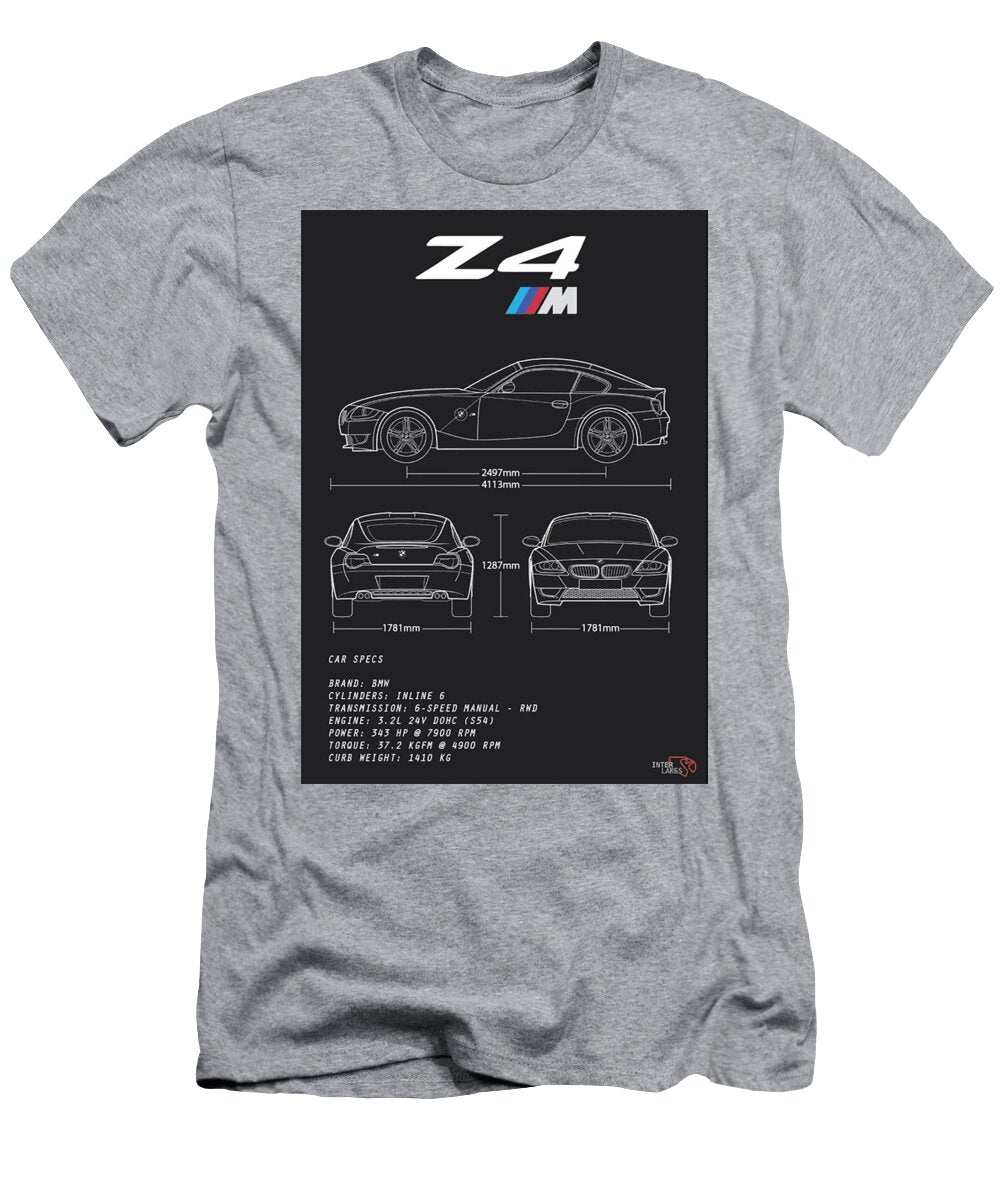 BMW Z4 M Coupe Blueprint Interlakes Interlakes T-Shirt