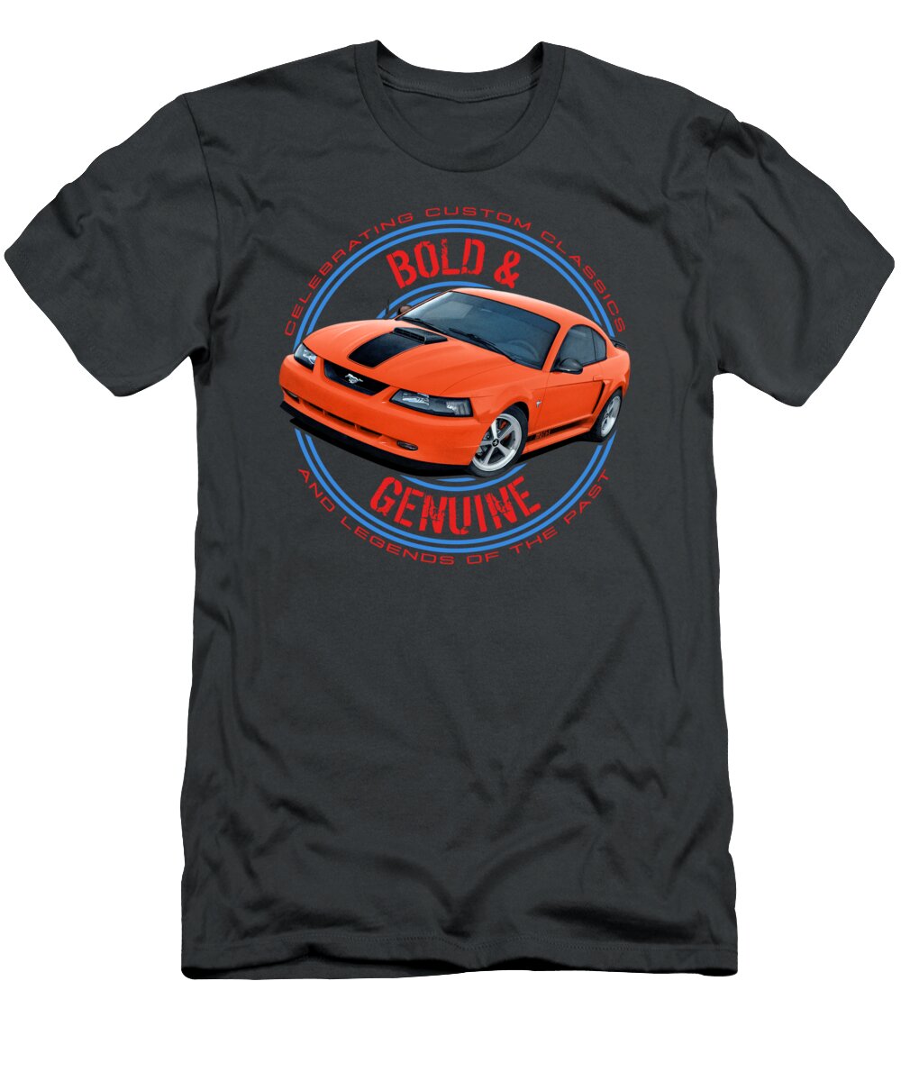 Bold Genuine Mustang Paul Kuras T-Shirt
