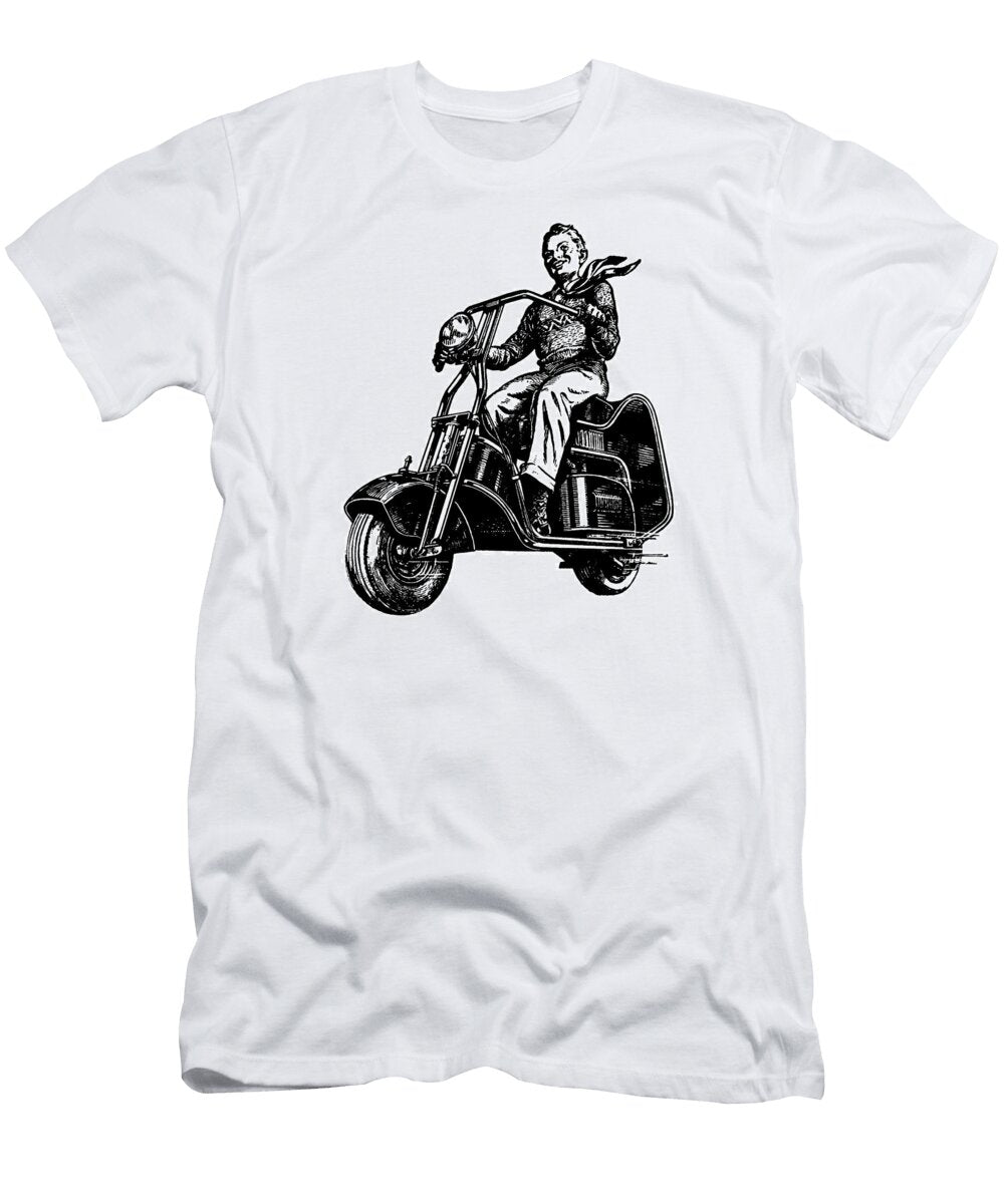 Boy on Motorbike Csa Images T-Shirt
