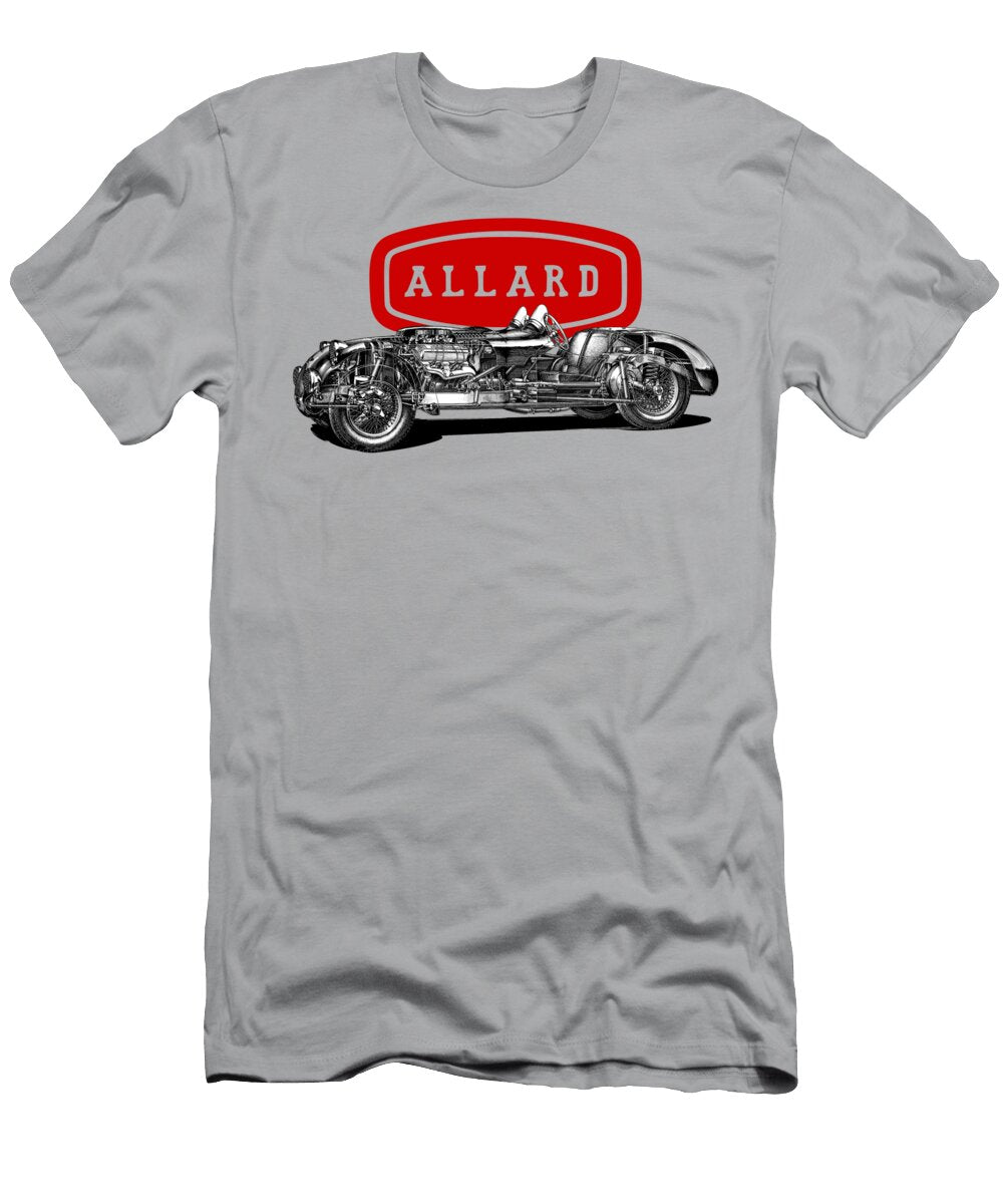 British Allard J2x Cutaway Automotive Art Vladislav Shapovalenko T-Shirt