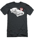 British Hand Built Luxury 2 Door Sportcar Bristol 404 Cutaway Automotive Art Vladyslav Shapovalenko T-Shirt