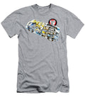 British Hand Built Luxury 4 Door Sedan Bristol 405 Saloon R6 Engine Cutaway Automotive Art Vladyslav Shapovalenko T-Shirt