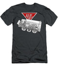 British Military Transport Alvis Stalwart Fv620 6x6 Cutaway Automotive Art Vladislav Shapovalenko T-Shirt