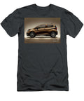Brown Hatchback Car Side View Modern Compact Vehicle Design Chevrolet Spark Car Lowell Harann T-Shirt