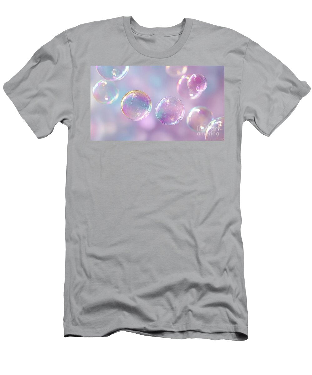 Bubbles Float in the Air with Colors Beautiful Things T-Shirt