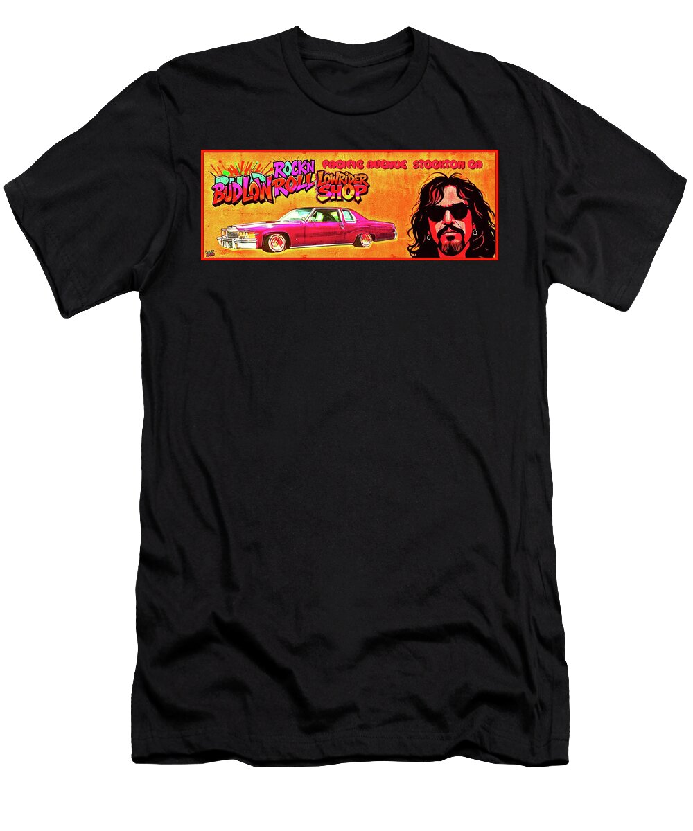 Bud Low Lowrider Shop Tony Adamo T-Shirt