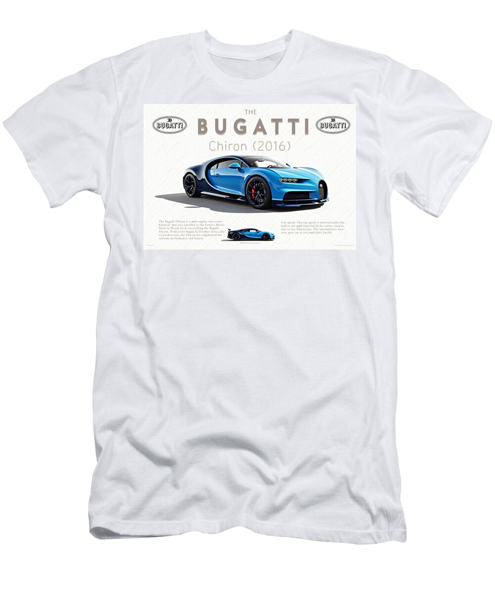 Bugatti Chiron 2016 Poster Kevin Walker and Pixel Reverie T-Shirt