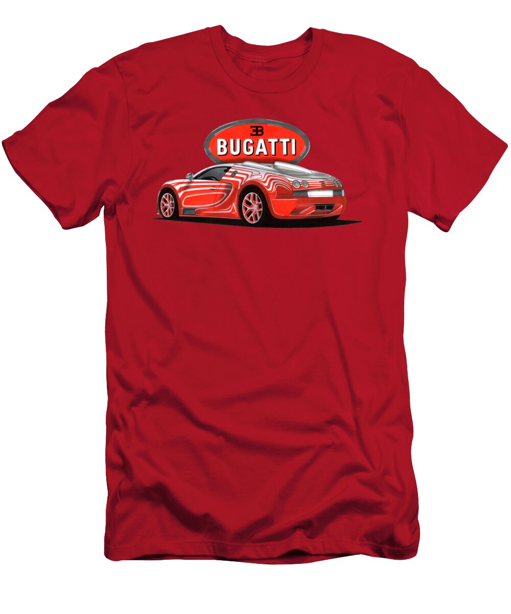 Bugatti Veyron Grand Sport Roadster Vladislav Shapovalenko T-Shirt