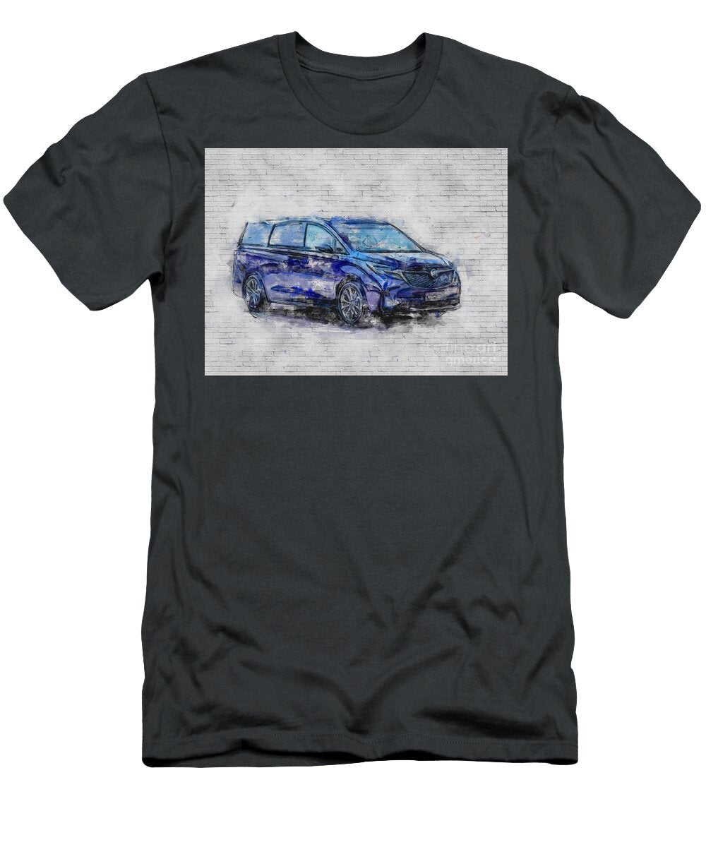 Buick Gl8 Avenir 2019 Exterior Blue Minivan New American Cars Ashtyn Treutel T-Shirt
