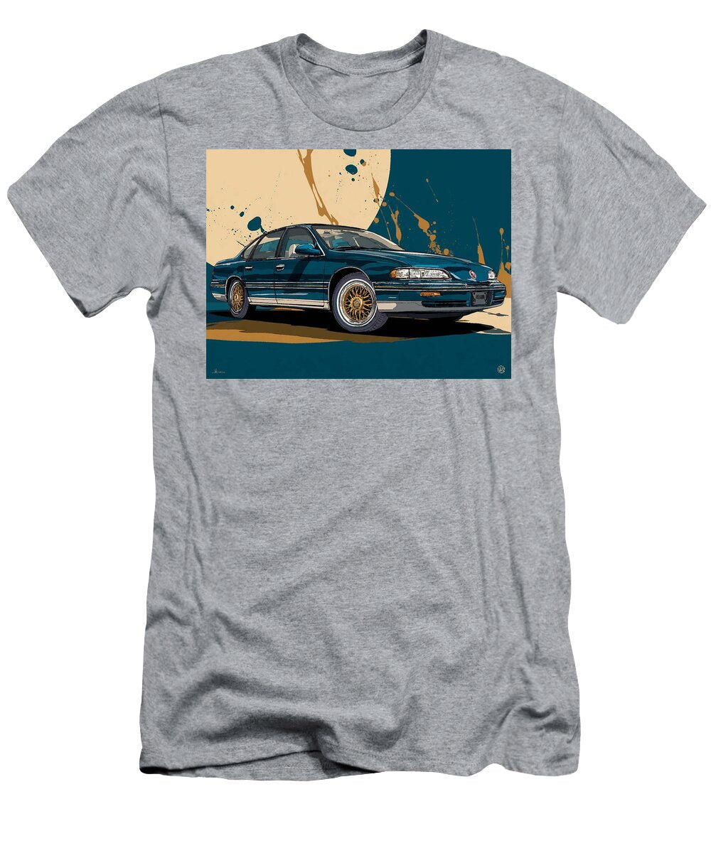 Buick Lesabre 2000 Sedan Classic Car Vintage Vehicle Teal Classic Sedan Art Hollie Love T-Shirt