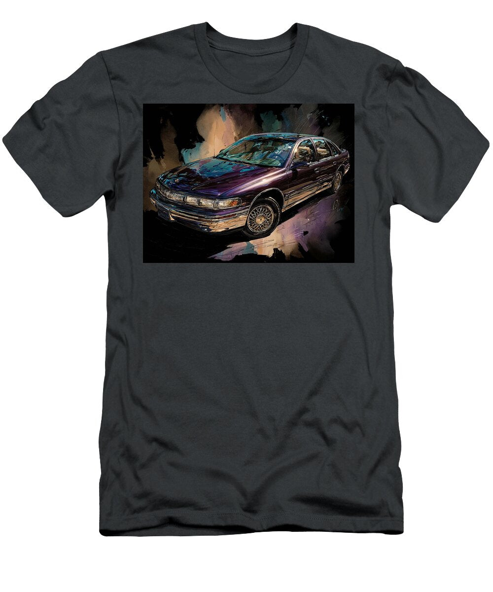 Buick Lesabre 2000 Sedan Classic Ride Vintage Car Purple Classic Sedan Art Hollie Love T-Shirt