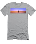 Businessman on Electric Scooter Nv USA Panoramic Images T-Shirt