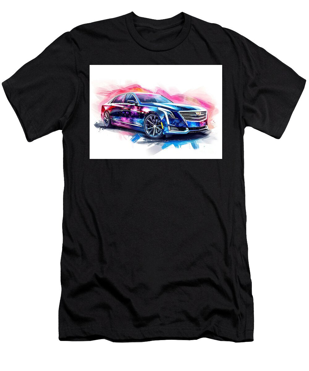 Cadillac Ct6 Platinum Automotive Art Clark Leffler T-Shirt