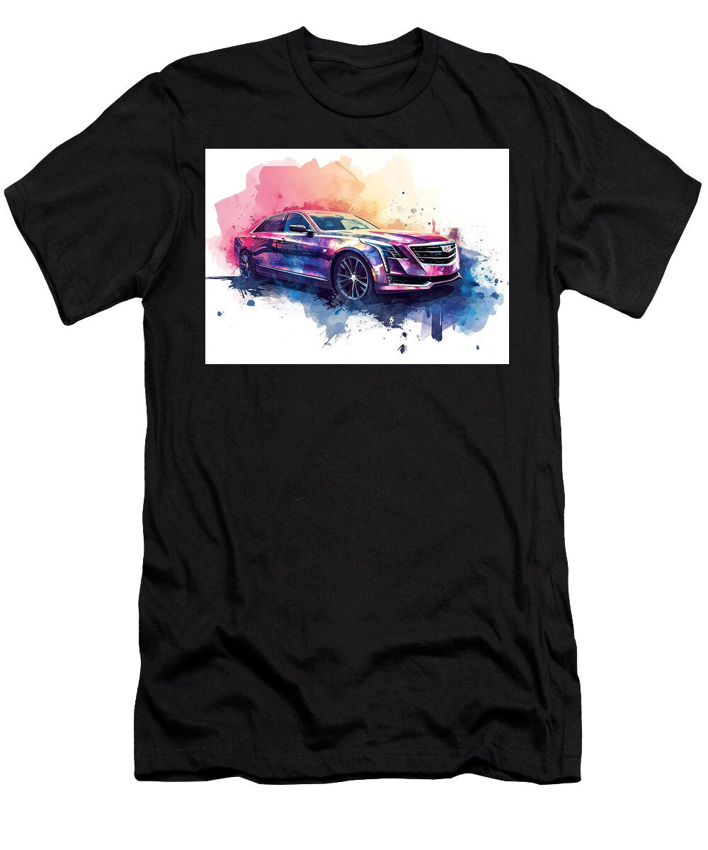 Cadillac Ct6 Sport Auto Vibrant Colors Clark Leffler T-Shirt