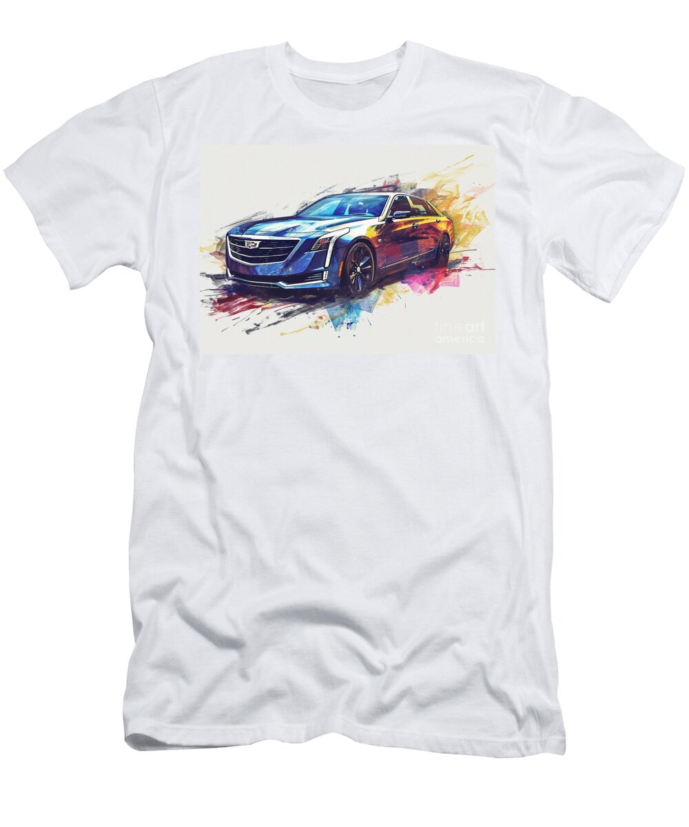 Cadillac Ct6 Sport Automotive Artistic Clark Leffler T-Shirt