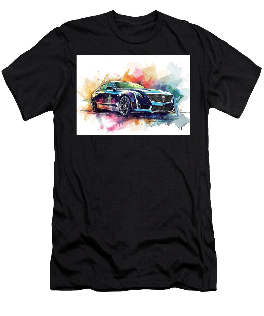 Cadillac Ct6v Blackwing Automotive Artistic Clark Leffler T-Shirt