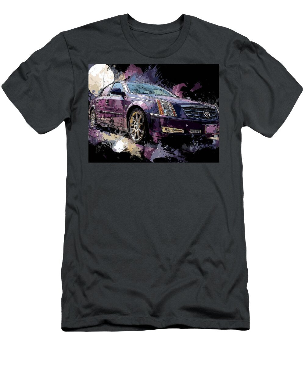 Cadillac Cts 2003 Sedan Art Design Purple Car Purple Car Art Design Hollie Love T-Shirt