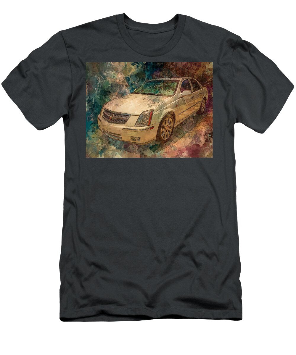 Cadillac Cts 2003 Sedan Artistic Car Vintage Car Vintage Car Art Hollie Love T-Shirt