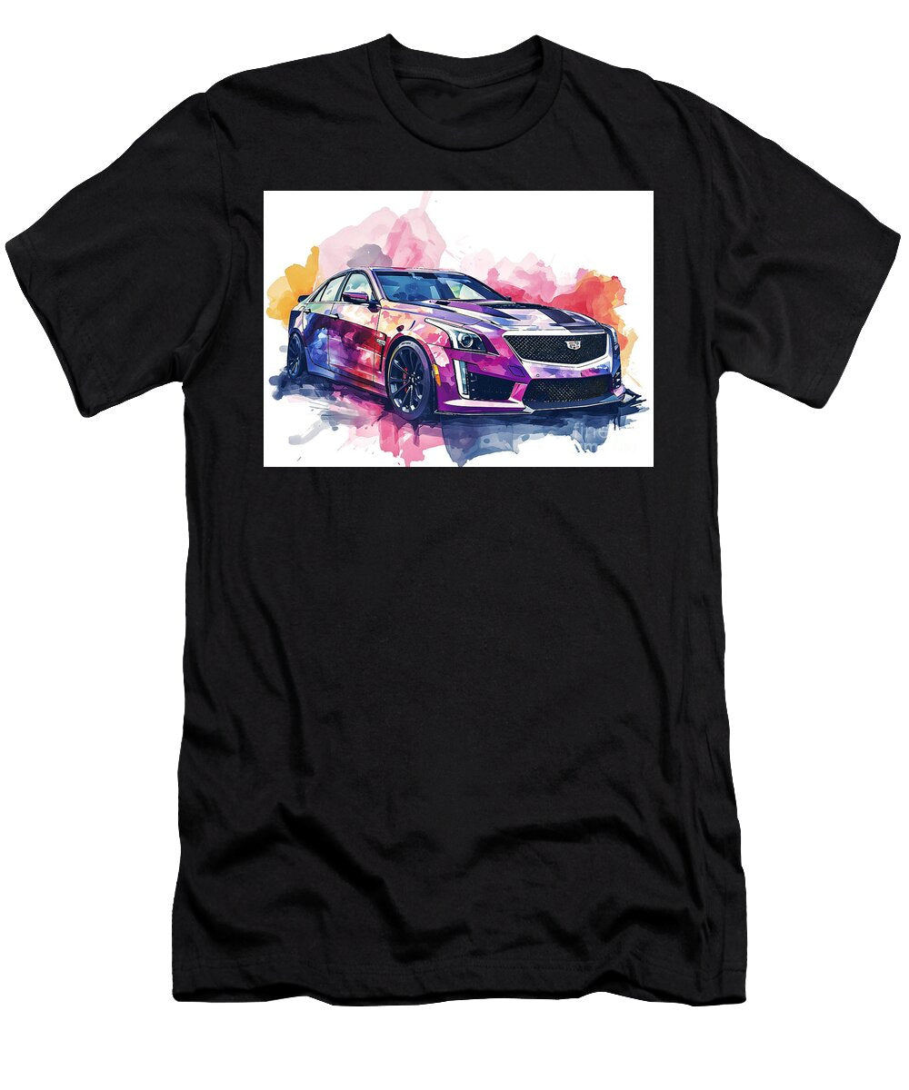 Cadillac Ctsv Blackwing Automotive Artistic Clark Leffler T-Shirt
