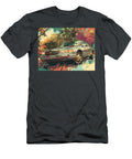Cadillac Deville 2000 Sedan Tropical Scene Vintage Car Vintage Car in Tropical Paradise Hollie Love T-Shirt