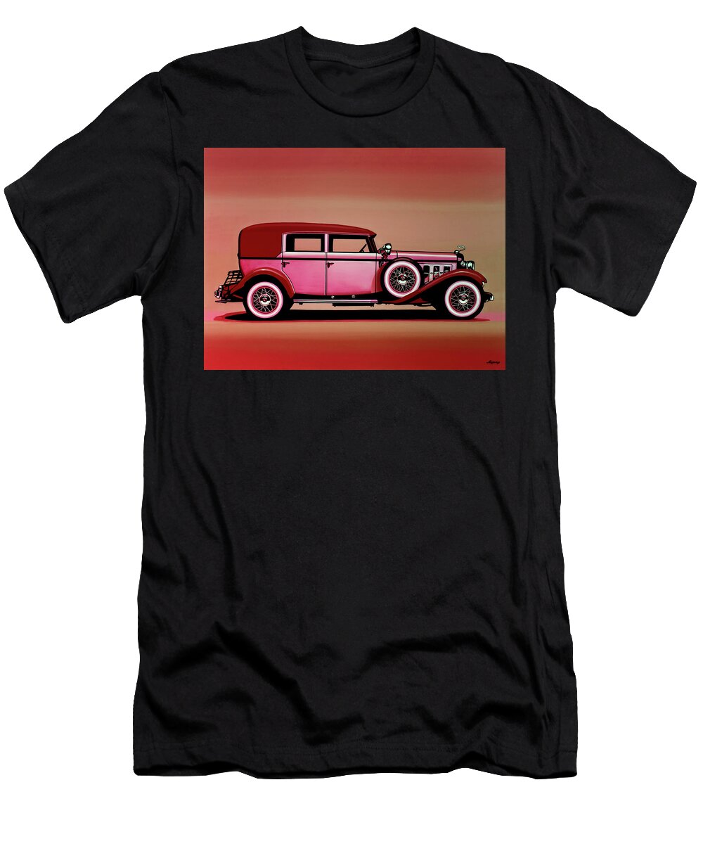 Cadillac V16 Mixed Media Paul Meijering T-Shirt