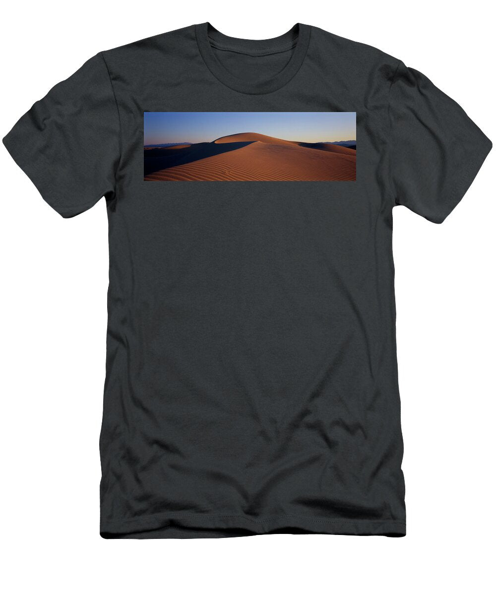 Cadiz Dunes Mojave Desert California Panoramic Images T-Shirt