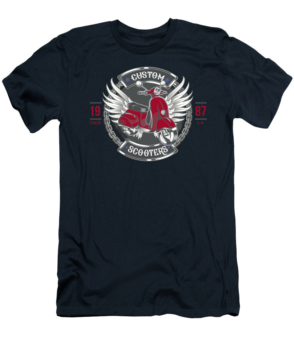 California Custom Scooter Graphic Gift Idea Brtistic Designs T-Shirt