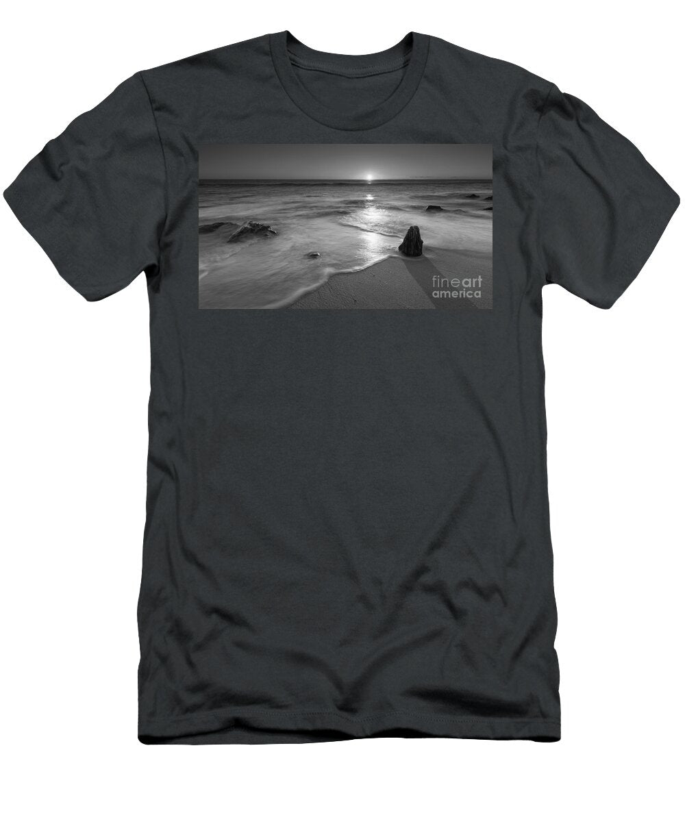 Calm Winter Waves Bw Michael Ver Sprill T-Shirt
