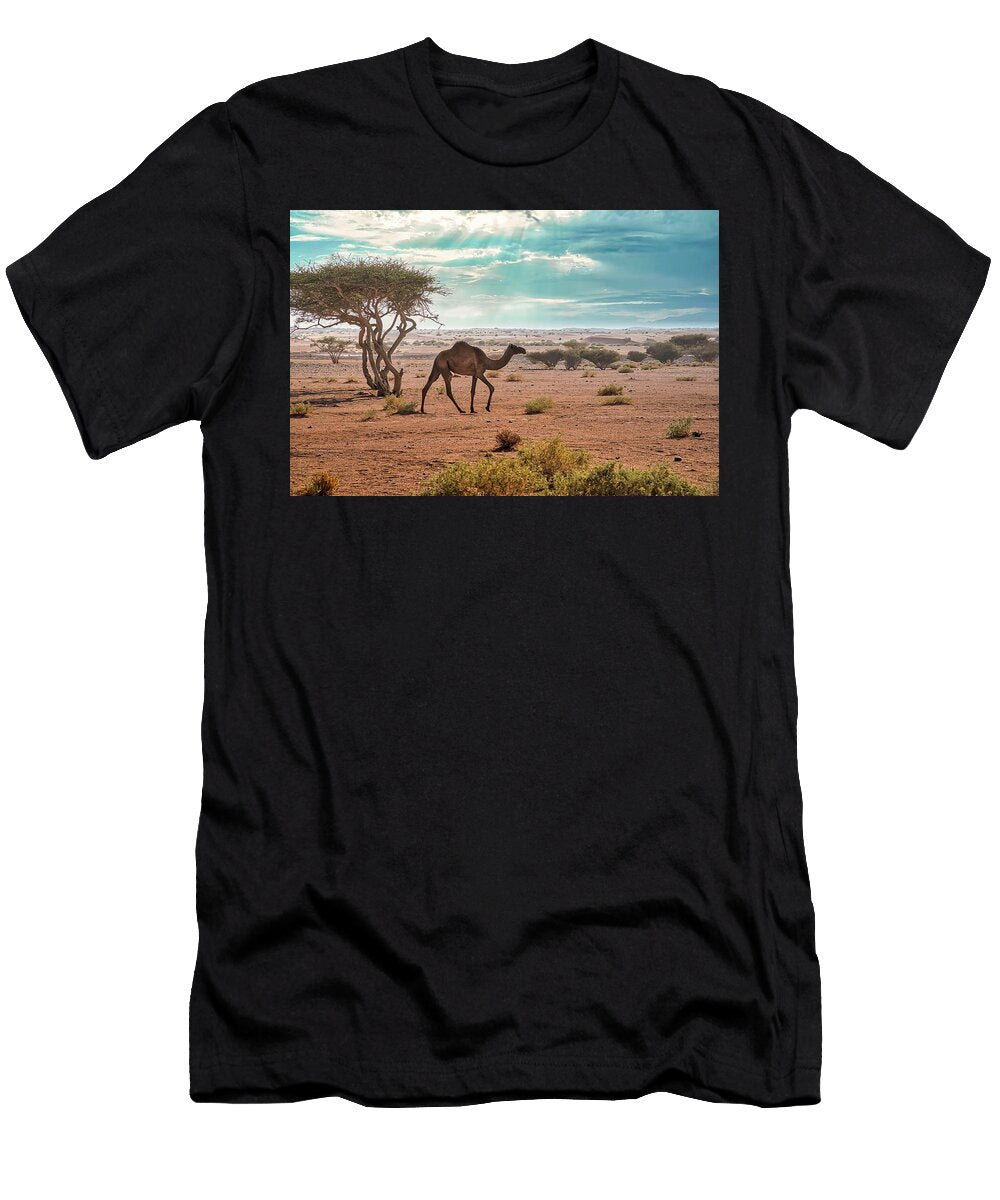 Camel in Petra Jordan Natasha Bishop T-Shirt