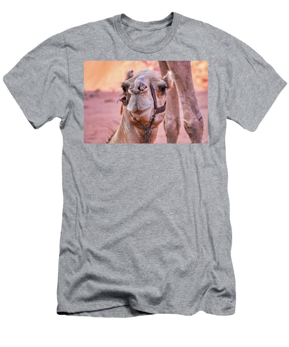 Camel in the Wadi Rum Desert Natasha Bishop T-Shirt