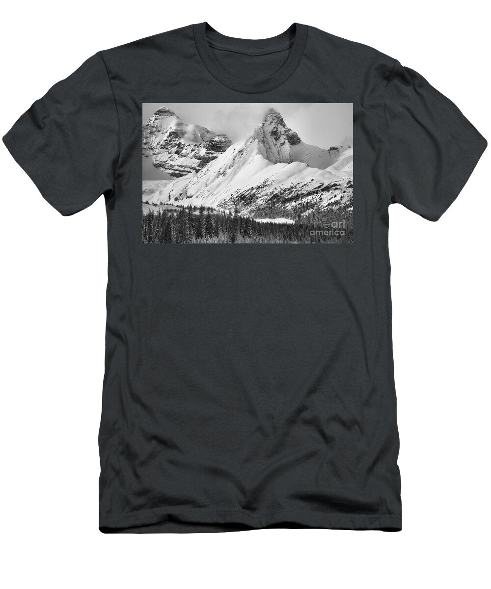 Canadian Rugged Winter Black and White Adam Jewell T-Shirt