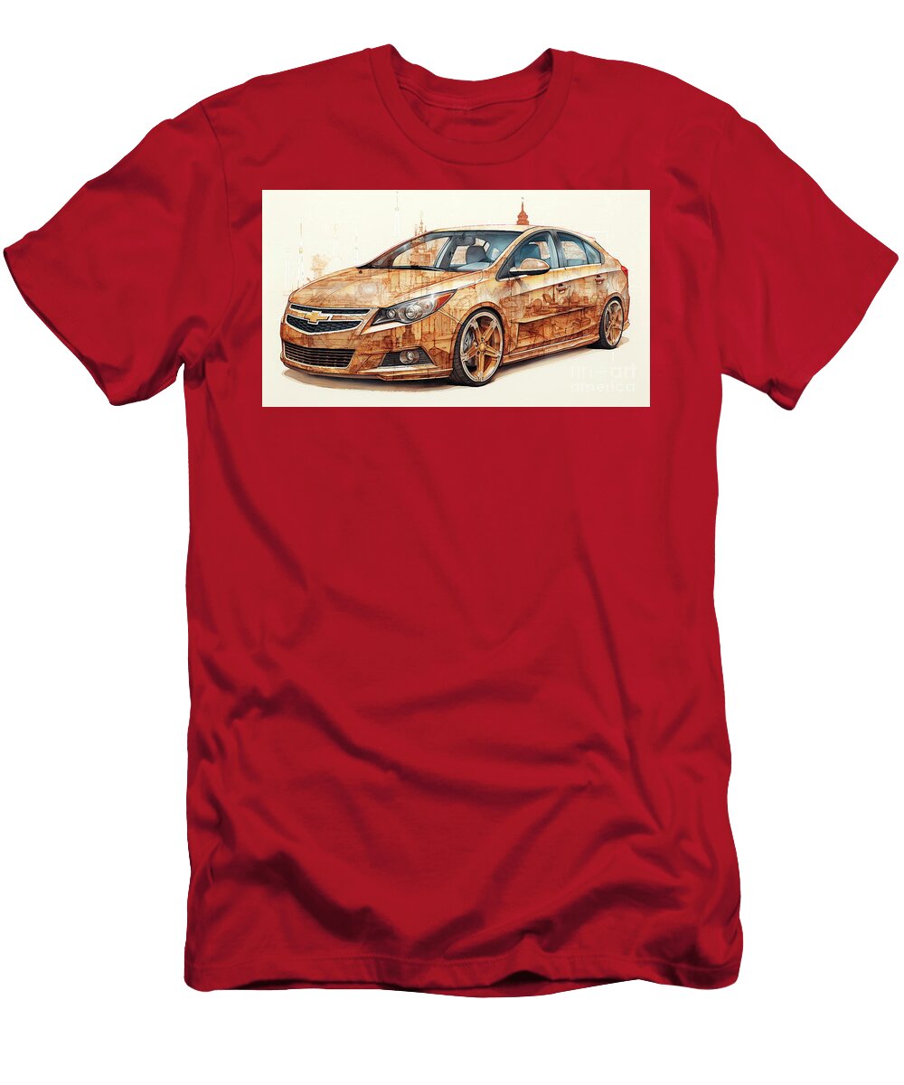 Car 2254 Chevrolet Cruze Hatchback Clark Leffler T-Shirt